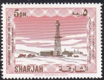Stamps United Arab Emirates -  Pozo de petróleo
