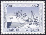 Stamps United Arab Emirates -  Puerto