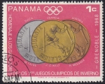 Stamps : America : Panama :  Medallas JJ.OO. Grenoble 