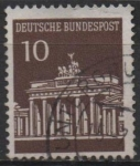 Stamps Germany -  Puerta d' Brandenburgo