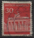 Stamps Germany -  Puerta d' Brandenburgo