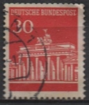 Stamps Germany -  Puerta d' Brandenburgo