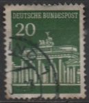 Stamps Germany -  Puerta d' Brandenburgo