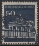 Stamps Germany -  Puerta d' Brandenburgo