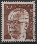 Sellos de Europa - Alemania -  Pres. Gustav Heinemann