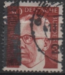 Stamps Germany -  Pres. Gustav Heinemann