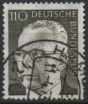 Stamps Germany -  Pres. Gustav Heinemann