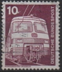 Stamps Germany -  Tren electrico