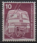 Stamps Germany -  Tren electrico