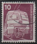 Stamps Germany -  Tren electrico