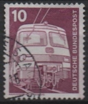 Stamps Germany -  Tren electrico