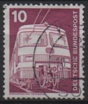 Stamps Germany -  Tren electrico