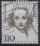 Stamps Germany -  Marlene Dietrich