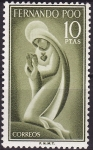 Stamps : Africa : Equatorial_Guinea :  Imagen de la Virgen