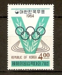 Stamps : Asia : South_Korea :  Olimpíadas