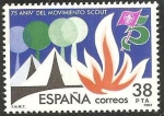 Stamps : Europe : Spain :  2716 - 75º anivº del movimiento Scout