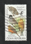 Stamps : Europe : Czech_Republic :  Pájaros Escribanos