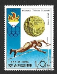 Stamps North Korea -  1493 - XXI JJOO de Montreal. Medalla de Oro.