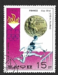 Stamps North Korea -  1494 - XXI JJOO de Montreal. Medalla de Oro.