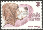 Stamps Spain -  2714 - Perro de raza española, Pachón Navarro