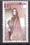 Stamps Liechtenstein -  Las cuatro virtudes cardinales