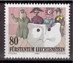 Stamps Liechtenstein -  Teatro- La comedia del arte