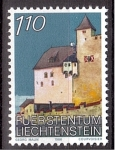 Sellos de Europa - Liechtenstein -  EL castillo de Vaduz