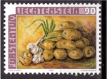 Stamps Liechtenstein -  serie- Verduras