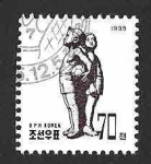 Stamps North Korea -  3506 - Esculturas de Niños