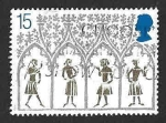 Sellos del Mundo : Europa : Reino_Unido :  1294 - 800 Aniversario de la Catedral de Ely