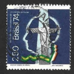 Stamps Brazil -  1342 - Centenario del Nacimiento de Guilherme Marconi