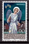Stamps Liechtenstein -  Navidad- Arcangeles