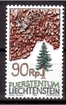 Stamps : Europe : Liechtenstein :  serie- Árboles