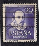 Stamps Spain -  Literatos