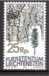 Sellos de Europa - Liechtenstein -  serie- Árboles