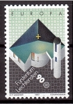 Stamps Liechtenstein -  EUROPA- Arquitectura moderna