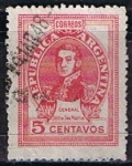 Stamps Argentina -  General San Martin