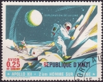 Stamps Haiti -  Exploracion de la luna