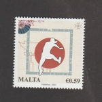 Stamps Malta -  Juegos Olímpicos.Tokio 2020