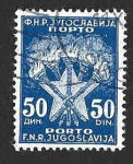 Stamps Yugoslavia -  J73 - Antorchas y Estrella
