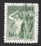 Stamps Czechoslovakia -  652 - Granjera