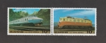 Stamps North Korea -  Tren elÃ©ctrico Jushe