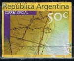 Sellos de America - Argentina -  Mapa