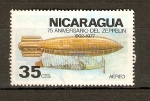 Stamps Nicaragua -  Zeppelin