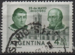 Stamps Argentina -  Manuel Alverti y Miguel Azcuenaga