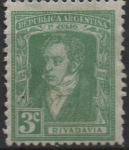 Sellos de America - Argentina -  Rivadavia