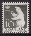 Stamps : Europe : Greenland :  serie- Oso polar