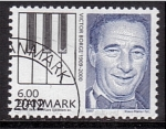 Stamps Denmark -  serie- Personaje- Pianista