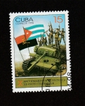 Stamps Cuba -  X Aniv. de Cuito Canavale