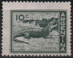 Sellos de America - Argentina -  Caimán